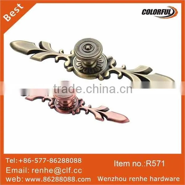 Antique Zinc Alloy Diecast Classical Cabinet Handle