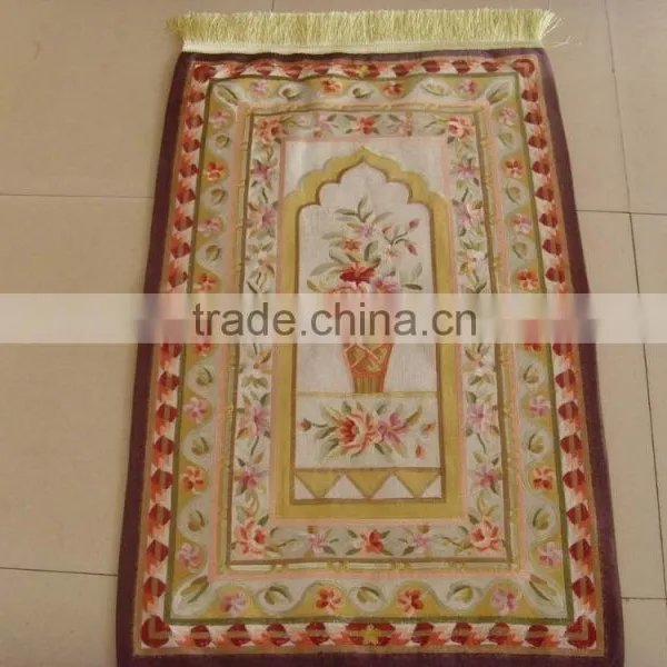 Artificial Silk Muslim Prayer Rugs and Carpet