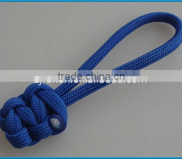 Custom Design Braided Handmade Cobra Weaving Paracord Zipper Puller Fist Knot Paracord Zipper Puller photo-5