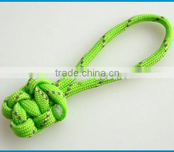 550lb Paracord Monkey Fist Zipper Puller Reflective Paracord Zipper Puller Handmade Braided Cobra Weaving Rope Zipper Puller