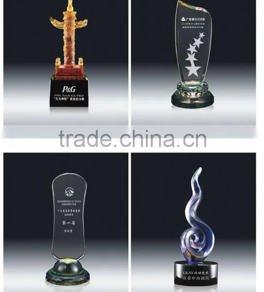 Glass Art Crystal Trophy photo-2