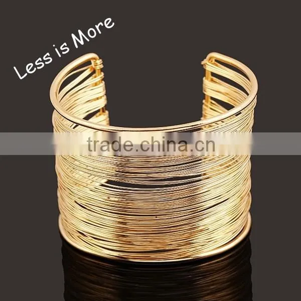 2015 wholesale high quality zinc alloy hollow bangle leaves bangle split bangle