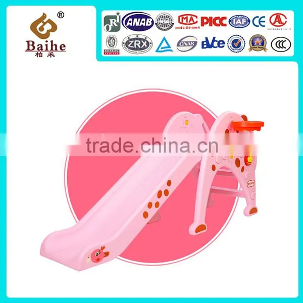2016 Plastic Swing and Slide Combination Out Slide and Swing Combination Outdoor Playground Equipment photo-2