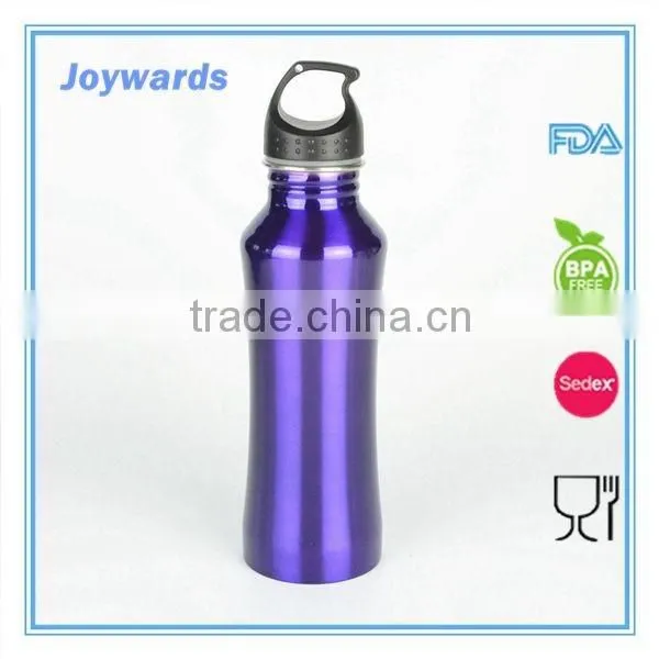 New Product Silver Color Stainless Steel Single Wall Water Bottle photo-2