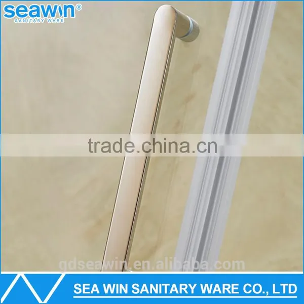 ANSI Certified Tempered Glass Stainless Steel Hardware Glass Shower Enclosure photo-4