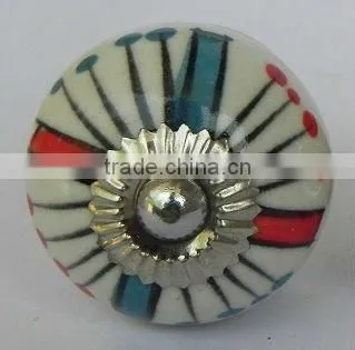 Hand Painted Ceramic Knob buy at best prices on india Arts Palace