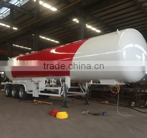 New Design Customized Factory Price 58.5m3 Tri-axle Lpg Trailer,3-axle Lpg Semi Trailer photo-4