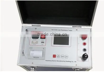 High-Voltage Switchgear Loop Resistance Tester