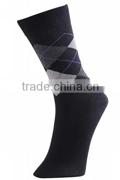 Casual Cotton Men Custom Dress Socks Wholesale photo-3
