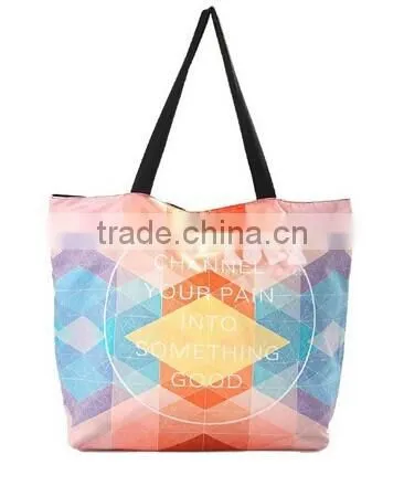 Fresh Style of Literature and Art Canvas Bag
