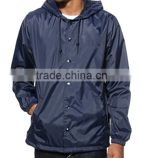 Coaches Jacket Hooded Windbreaker Jackets photo-4
