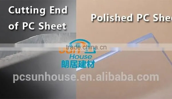 Colored Polycarbonate Precision Processing Polish Sheet