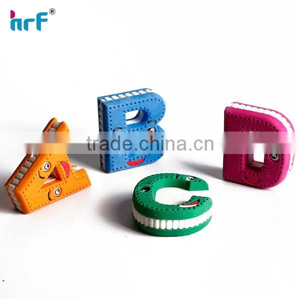 Mini Cute Letters Rubber Eraser 3 Layer A/B/C;3d Letter Eraser photo-2