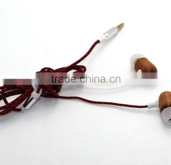 New Excellent Wired Wooden Earphone Custom Earphones in Bulk photo-2