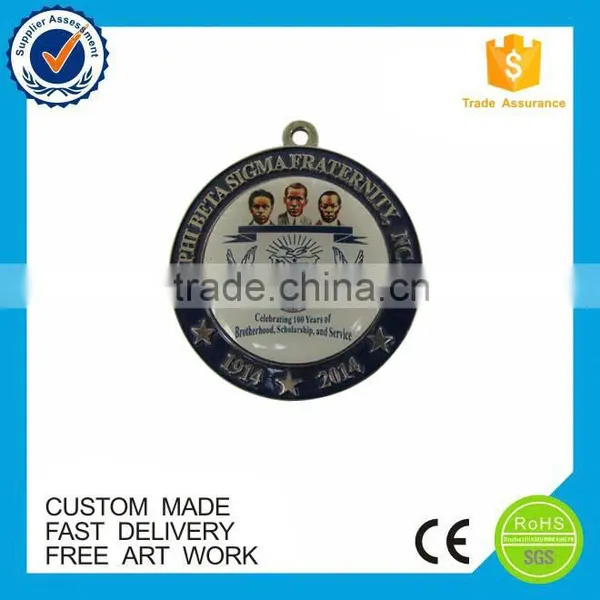Manufacture Double Sides Logo Plating Gold Custom 3D Round Metal Medals photo-5