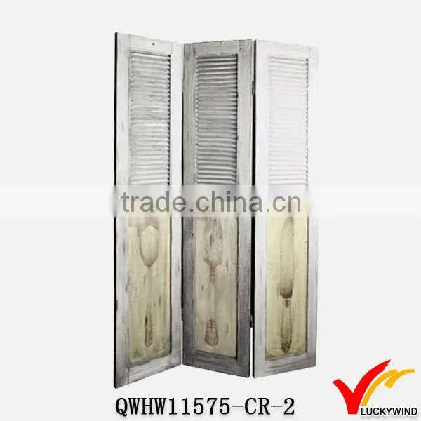 Vintage Antique Look Wooden Screen