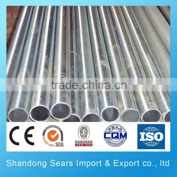 Pre Galvanized Steel Pipe / Galvanized Round Pipe STPG38
