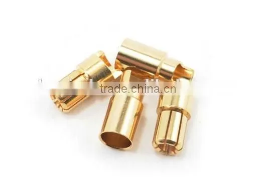 6.0mm Gold Plated Bullet Connector Banana Plug Male and Female photo-2