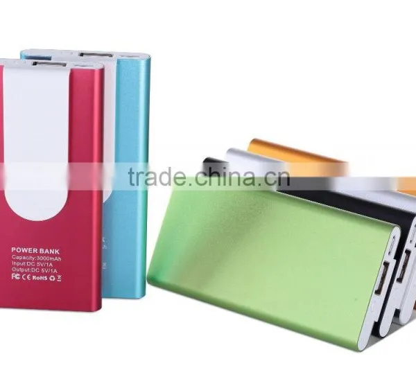 Aluminum 3000mAh Power Bank Charger, Mini Portable Power Bank Clip, Wholesale New Power Bank 3000mAh photo-5