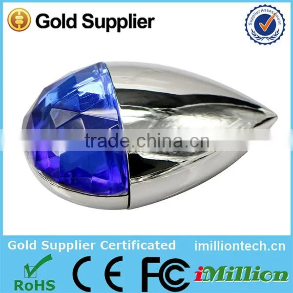 Crystal Waterdrop USB Flash Drive,2GB/4GB/8GB Diamond USB Disk photo-2