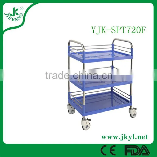 YJK-SPT720F Professional Manufacturer of High Quality Metal Tool Cart for First Aid Products.