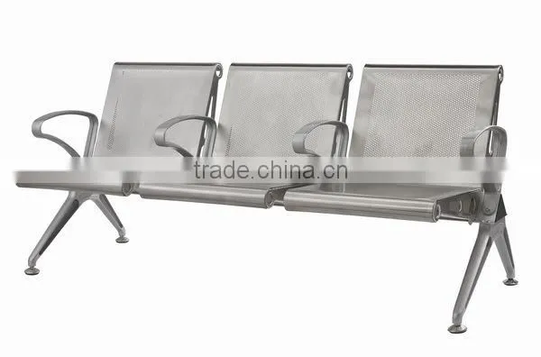 Four Seats 201 Stainless Steel Airport Link Chair photo-2
