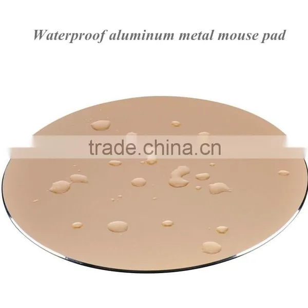 2016 TOPSHION New High Quality Metal Mouse Pad/rubber Base Aluminium Alloy on Top Mouse Mat photo-3