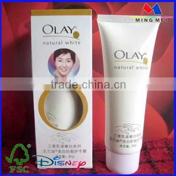 250gms Matte Coated Paper Card Packing Box for Hand Care Cream ,Cosmetics