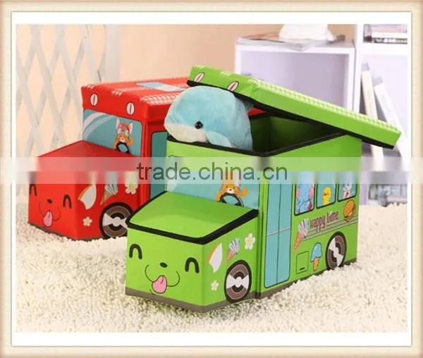 Happy Car Style Storage Box Storage Stool photo-2