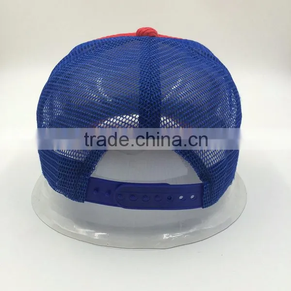 Wholesale Customized Corduroy Rubber Print Mesh Trucker Hat photo-3