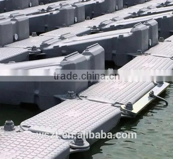 Solar floating dock/specai shape floats for floating solar system