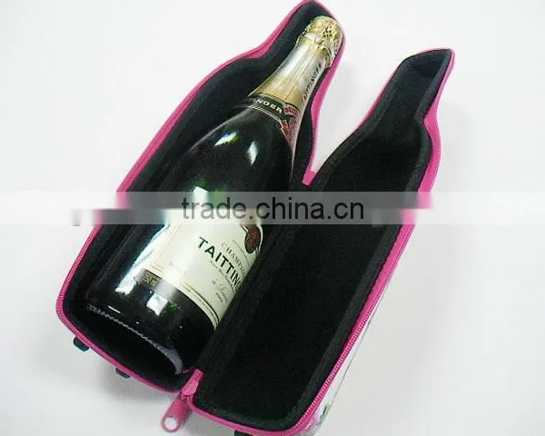 GC-- New Design PU Smooth Surface Bottle Packaging Champagne Eva Cases photo-5