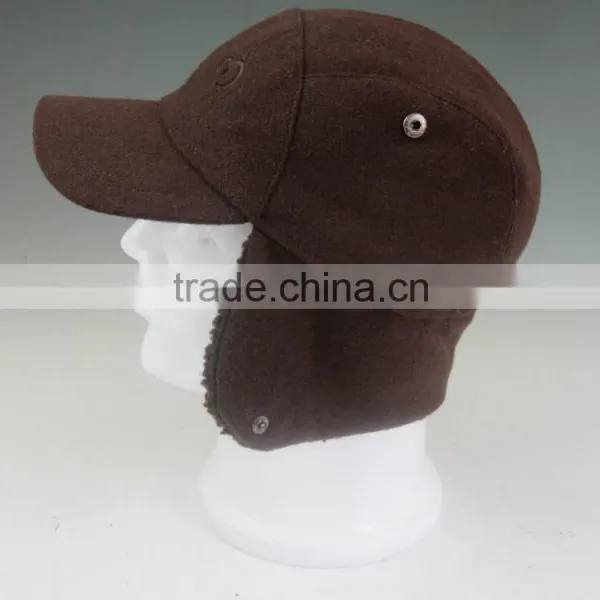 Winter Baseball Cap With Fleece and Ear Muff photo-5