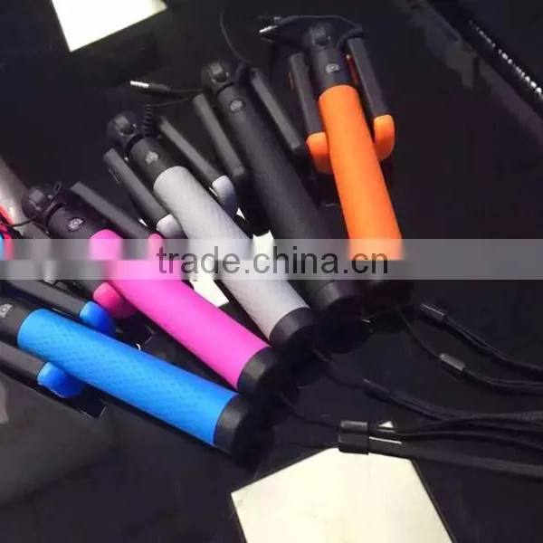 Top Selling Factory Price Wholesale 2015 Foldable Cable Selfie Stick photo-4