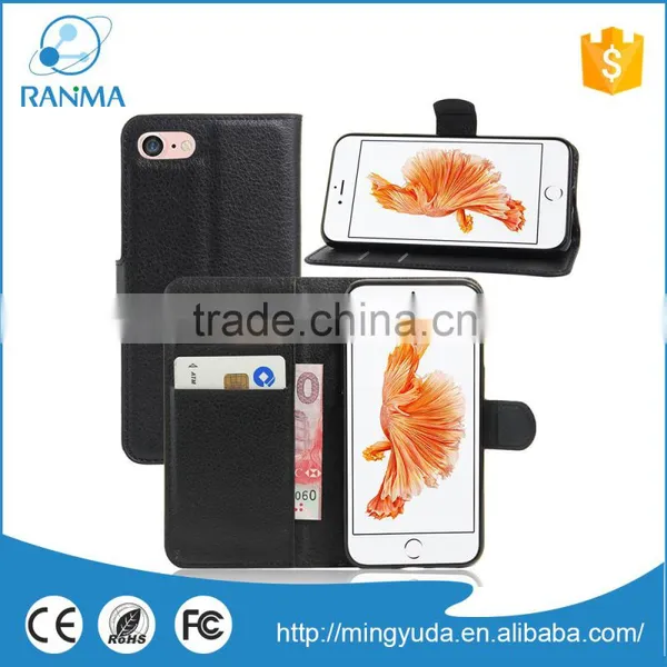 Factory Wholesale Bulk 5.5 Inch Mobile Leather Case for Iphone 7