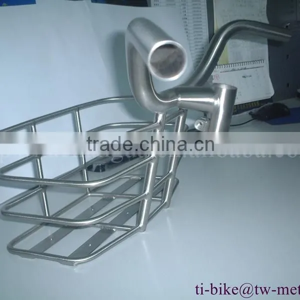 XACD Made Titanium Bicycle Front Rack ti Bike Front Carrier Customized Bike Frame Basket /ti Bags Holder/ ti Bicycle Parts photo-3