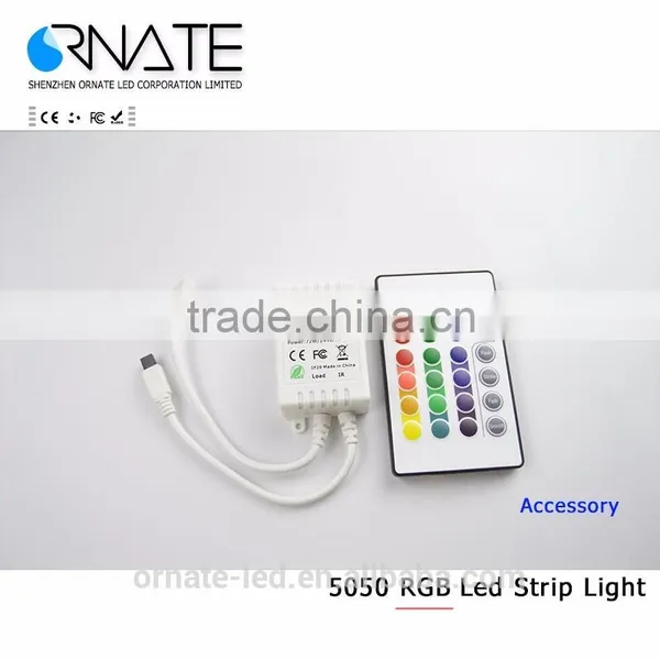 5m 5050 Rgb Full Kit 24 Keys 44 Keys Remote Controller IP20/IP65/IP67/IP68 5050 Led Strip Light photo-3