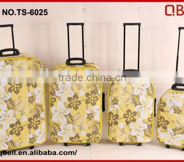 Set of 4 Lady Luggage Trolley for Promotion/EVA Trolley Case