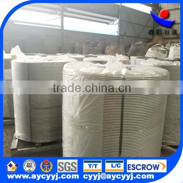 China Supply CaFe Metal Alloy Cored Wire for Steelmaking photo-5