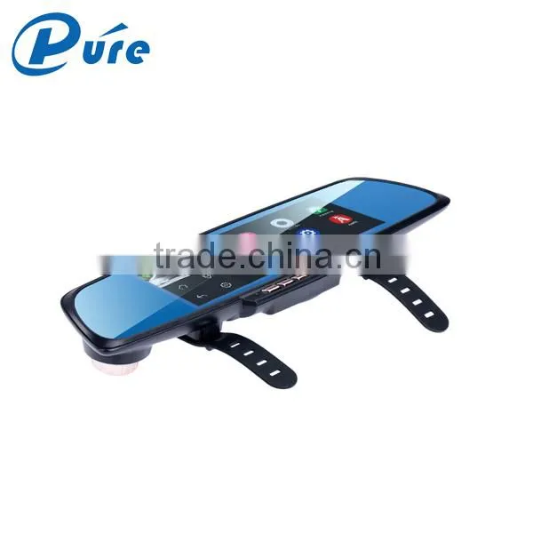 The Best 6.86 Inch Dual Rear View Mirror Recorder Dual Lens Rear View Mirror Reversing Car DVR Camera Factory Supply photo-3