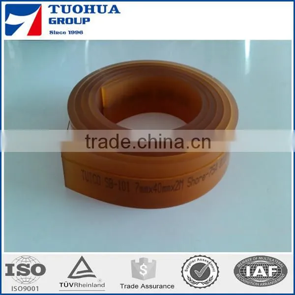 Green Silk Screen Polyurethane Squeegee,CD DVD Squeegee,PU Squeegee Rubber Squeegee photo-3