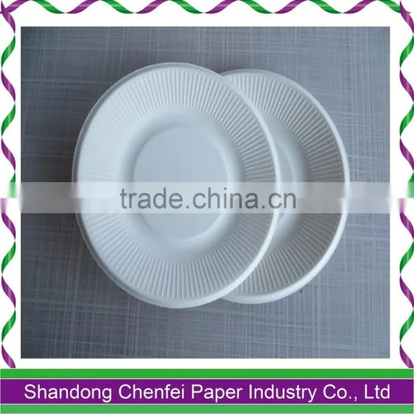 2016 One-off Bagasse Paper Plate and Paper Dish for Sale