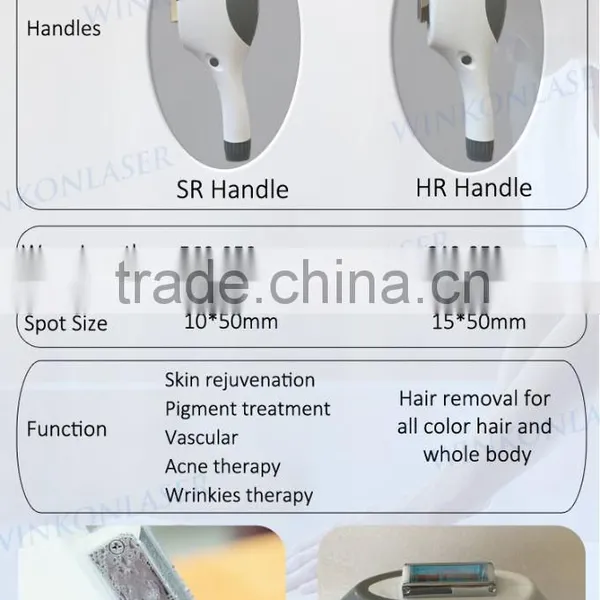 Most Popular Beauty Equipment New Style 1-50J/cm2 Ipl Shr Hair Removal Machine photo-5