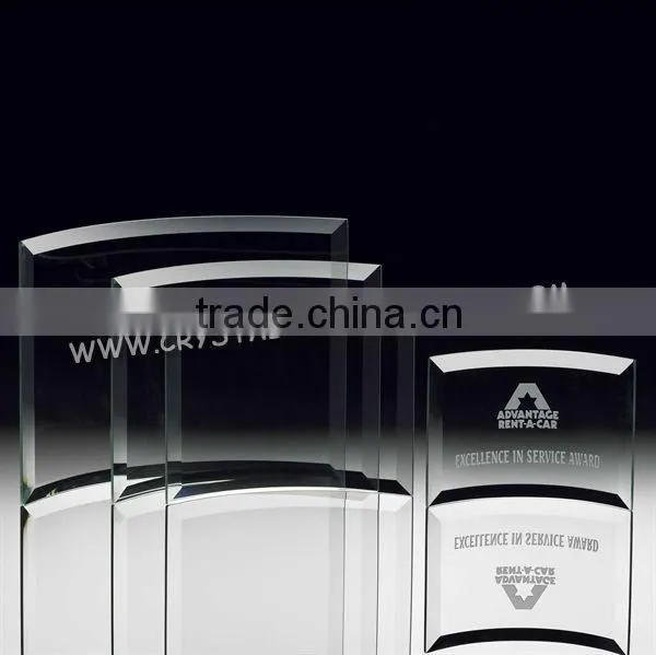 Wholesale 2016 Crystal Jade Glass Trophy Awards Blank for Business Gift photo-2