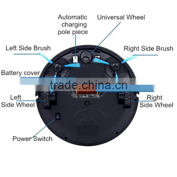 Intelligent Robotic Vacuum Cleaner Good Quality Self Charging photo-4