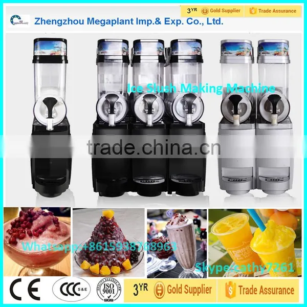 Mini Two Bowl Germany Air Compressor Granita Slush Machine for Sale photo-5