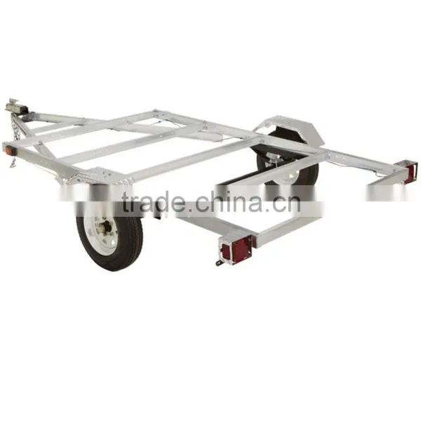 Large Fishing Kayak Hunting Motorcycle Aluminum Utility Trailer Kit 4 ft x 8 ft photo-2