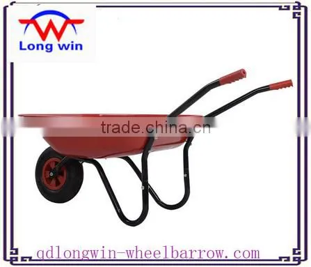 Green Tray 4-cu-ft. Folded Steel Wheelbarrow Wb4024 photo-2