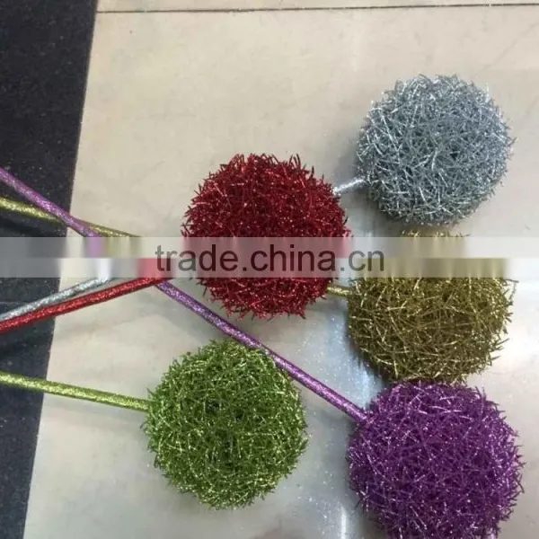 Assembly Hall & Home Decoration Flower With Gold Powder photo-2