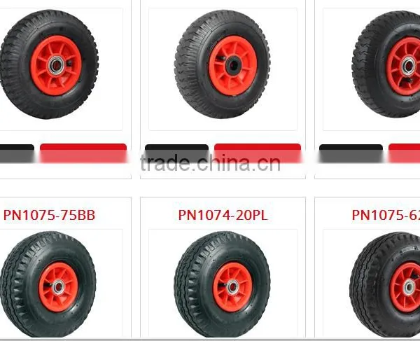 Top Quality 410/350-4 Plastic Centred Pneumatic Wheels photo-3
